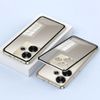 Чехол для Xiaomi Poco F6, Frame Case, золотой