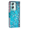 Откидной чехол для Oppo A79 5G, Wallet, Sakura, синий