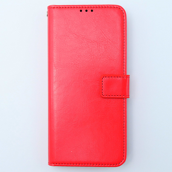Футляр з клапаном для Xiaomi 13T / 13T Pro, Crazy Horse Wallet, червоний