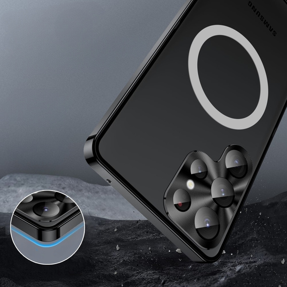 Защитный чехол для камеры Samsung Galaxy S23 Ultra, CamShield MagSafe, прозрачный / черный