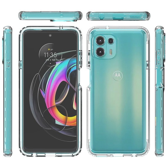 Чехол Shockproof до Motorola Edge 20 Lite, without screen protector, прозрачный