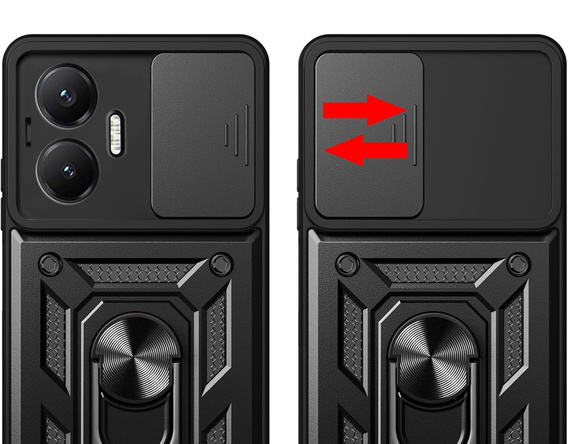 Чохол NOX Camera Slide Xiaomi Poco F7, CamShield Slide, чорний