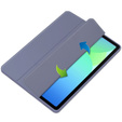 Чехол для Samsung Galaxy Tab S10 FE+ Plus, Smartcase Hybrid, с местом для стилуса, фиолетовый