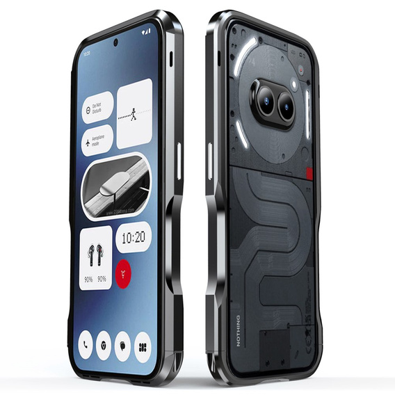 Чехол LUPHIE для Nothing Phone 2a / 2a Plus, Armor Bumper, чёрный