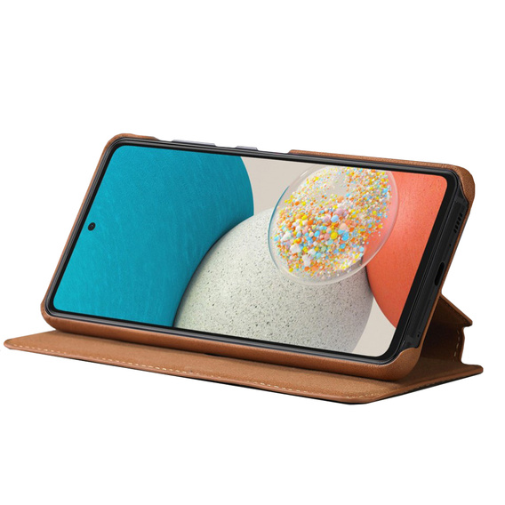 Чохол-книжка для Samsung Galaxy A53 5G, LC.IMEEKE, коричневий