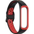 Силиконовый ремешок для Samsung Galaxy Fit 2 SM-R220, Black / Red