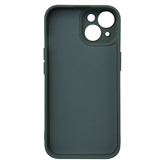 Чехол до iPhone 15, Silicone Lite, тёмно-зелёный