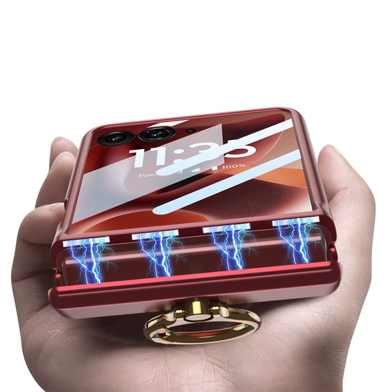 Чохол з підставкою та захистом шарнірів для Motorola Razr 60 Ultra 5G