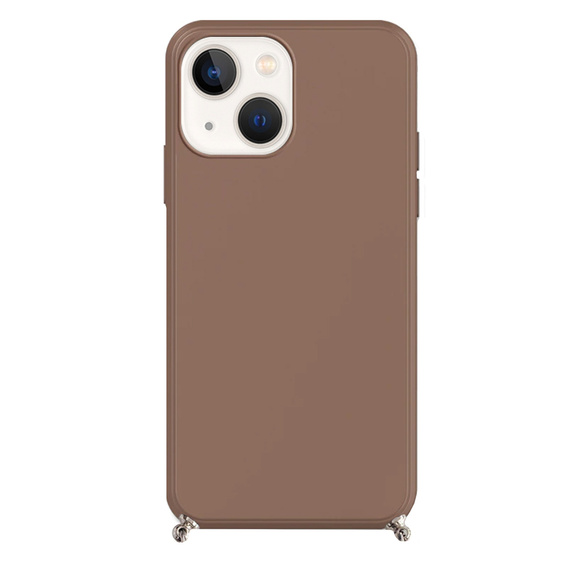 Чохол INS Crossbody для iPhone 13 Mini, Brown