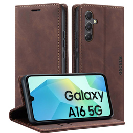 Чохол для Samsung Galaxy A16, ERBORD Vintage, гаманець з клапаном, кава