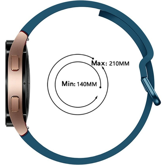Силіконовий ремінець для Galaxy Watch 4 / 5, Dark Blue