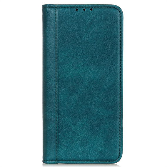 Флип-кейс для Google Pixel 9A, Split Leather, зелёный