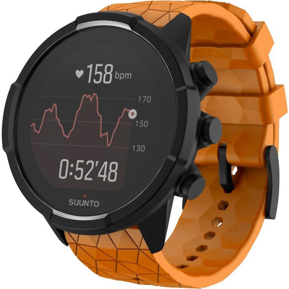 Силиконовый ремешок Rhombic Grain  до Suunto 9, Orange