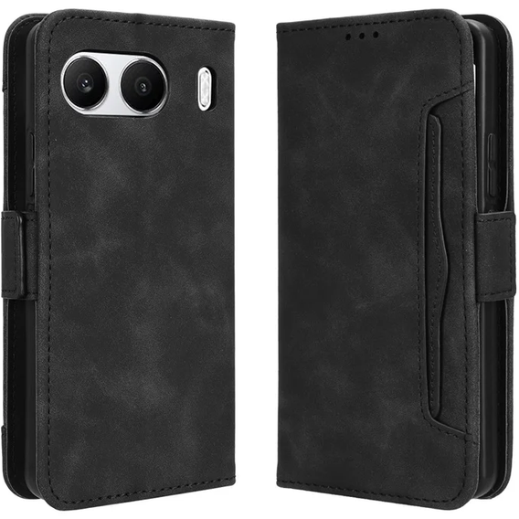 Футляр з клапаном для OnePlus Nord 4, Card Slot, чорний