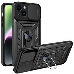 Чехол NOX Camera Slide iPhone 14, CamShield Slide, чёрный
