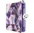 Чехол до iPad Air 4 10.9 2020 / iPad Pro 11 2020 / 2018, Suritch Full Body Marble, фиолетовый