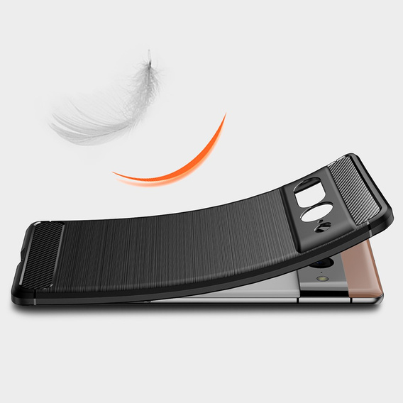 Чехол до Google Pixel 7 Pro, Carbon, чёрный