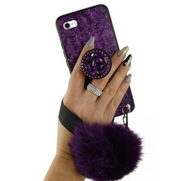 Чeхол Epoxy Gold iPhone 7/8/SE 2020/SE 2022 - Purple