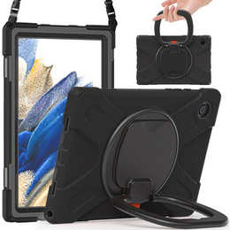 Детский чехол для Samsung Galaxy Tab A8 10.5 SM-X200 SM-X205, бронированный с ремешком, синий