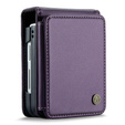 CASEME флип-кейс для Samsung Galaxy Z Flip5 5G, Litchi Wallet, фиолетовый