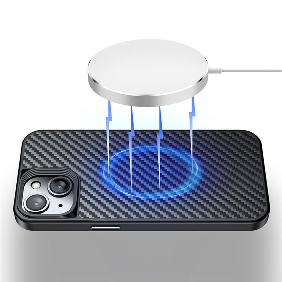 Чохол для iPhone 14 Plus, Carbon Kevlar