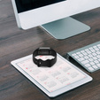 Резиновый браслет Softband для  Fitbit Charge 5 - Black