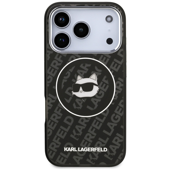 Чехол Karl Lagerfeld IML Choupette Head Logo MagSafe для iPhone 17 Pro Max
