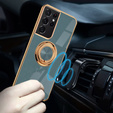 Чoхол до Samsung Galaxy S22 Ultra, Electro Ring, сірий