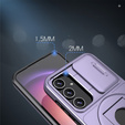 Чехол для Samsung Galaxy S23 FE, Military Magnet, для MagSafe, фиолетовый