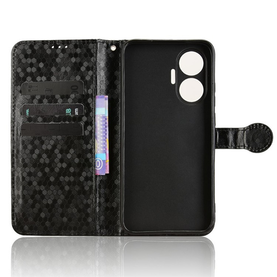 Чехол-флип с ромбом для Xiaomi Poco F7 5G