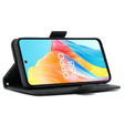 Откидной чехол для Oppo A58 4G, Card Slot, чёрный