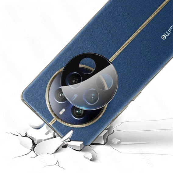 Загартоване скло камери для Realme 12 Pro 5G / 12 Pro+ 5G, чорний