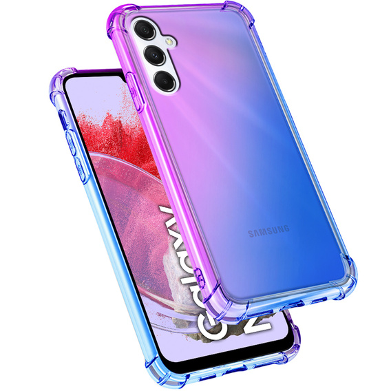 Чохол для Samsung Galaxy M34 5G, Gradient Dropproof, Фіолетовий / синій