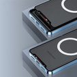 Защитный чехол для камеры Samsung Galaxy S23 FE, CamShield MagSafe, прозрачный / синий