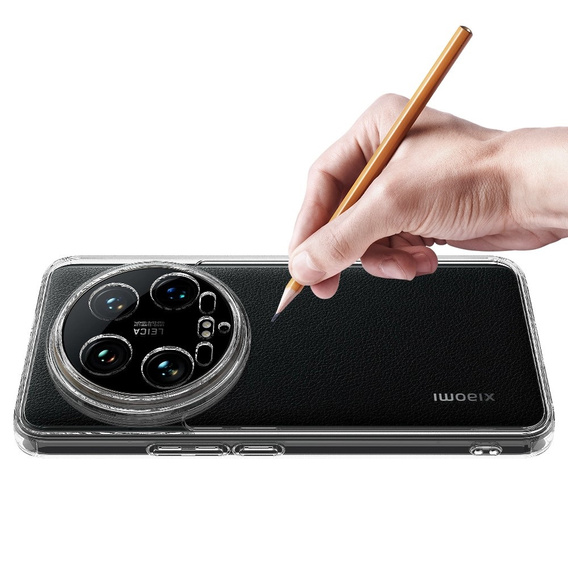 Чехол до Xiaomi 14 Ultra, Fusion Hybrid, прозрачный