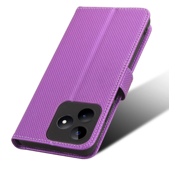 Откидной чехол для Realme Note 50, Wallet Smart Magnet, фиолетовый
