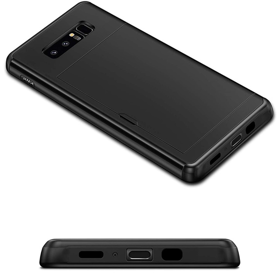 Чoхол до Samsung Galaxy Note 8, Sliding Card Holder, чорний