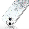 Чехол до iPhone 13 Mini, Glittery, синий