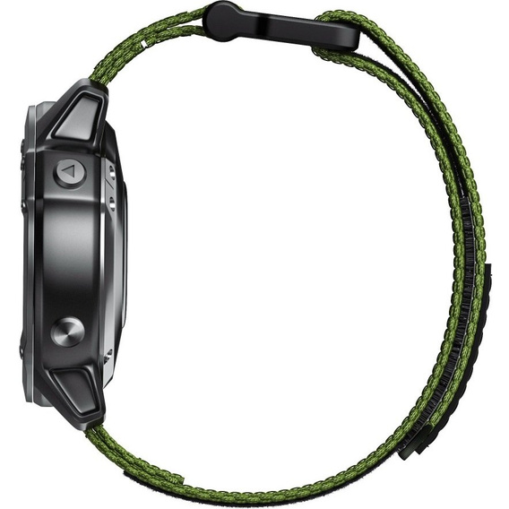 Нейлоновый ремешок до Garmin Fenix 7/Fenix 6 Pro/Forerunner 935/945/955 22mm, Green