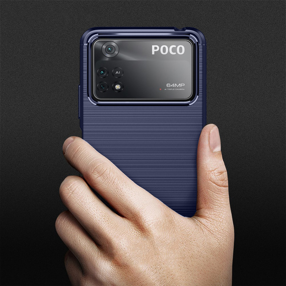 Чoхол до Xiaomi Poco X4 Pro 5G, Carbon, м'яти