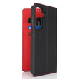 Откидной чехол для Samsung Galaxy S24 FE, Litchi Skin Grain, чёрный