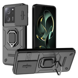 Чехол для Xiaomi 13T / 13T Pro, KickStand Camera Lens, чёрный