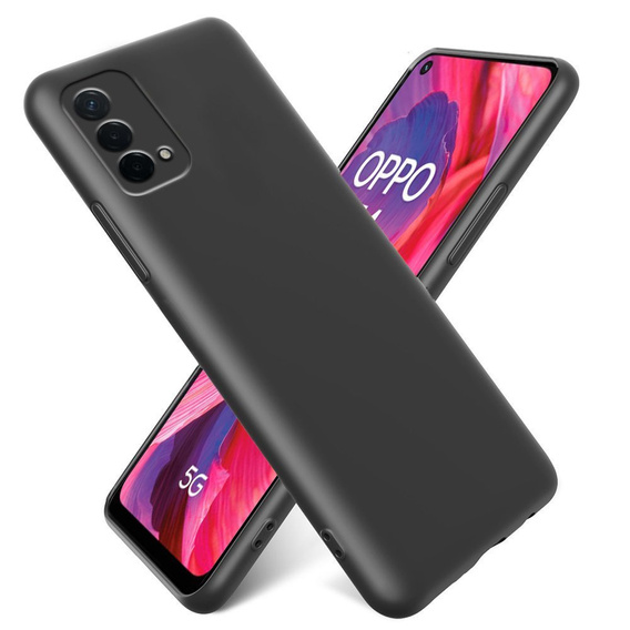 Чехол до Oppo A54 5G / A74 5G / A93 5G, Silicone Lite, чёрный