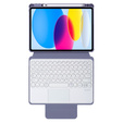 Чехол клавиатура для iPad 11" 2025 A16 (11 gen.) / iPad 10.9" 2022 (10 gen.), Rotary 360° Leather, фиолетовый