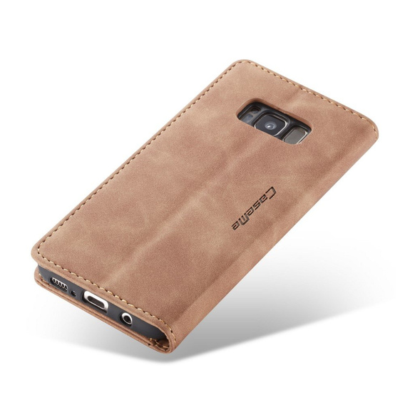 Чохол-сумка для Samsung Galaxy S8, Leather Wallet Case, коричневий