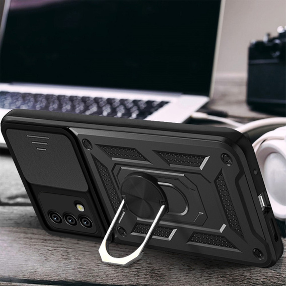 Чохол NOX Camera Slide Oppo A74 4G, CamShield Slide, чорний