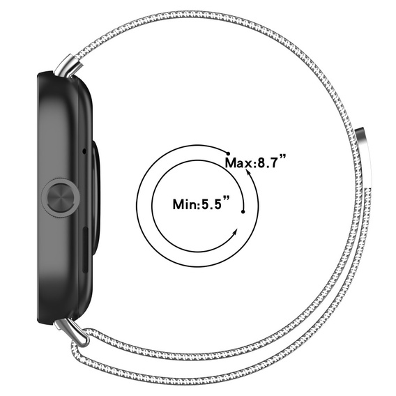 Стальной браслет для Xiaomi Redmi Watch 4 / Smart Band 8 Pro