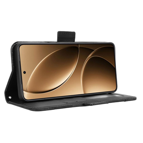 Откидной чехол для Xiaomi Poco F7 Pro, Card Slot, чёрный
