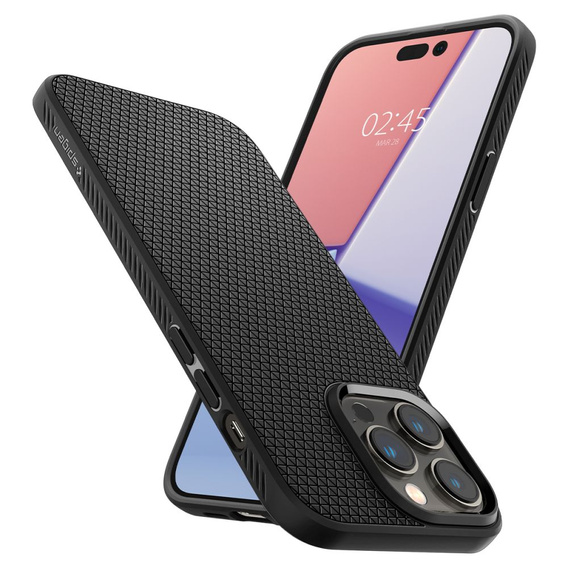 Чoхол Spigen до iPhone 14 Pro, Liquid Air, чорний