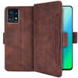 Откидной чехол для Motorola Edge 40 Pro, Card Slot, коричневый